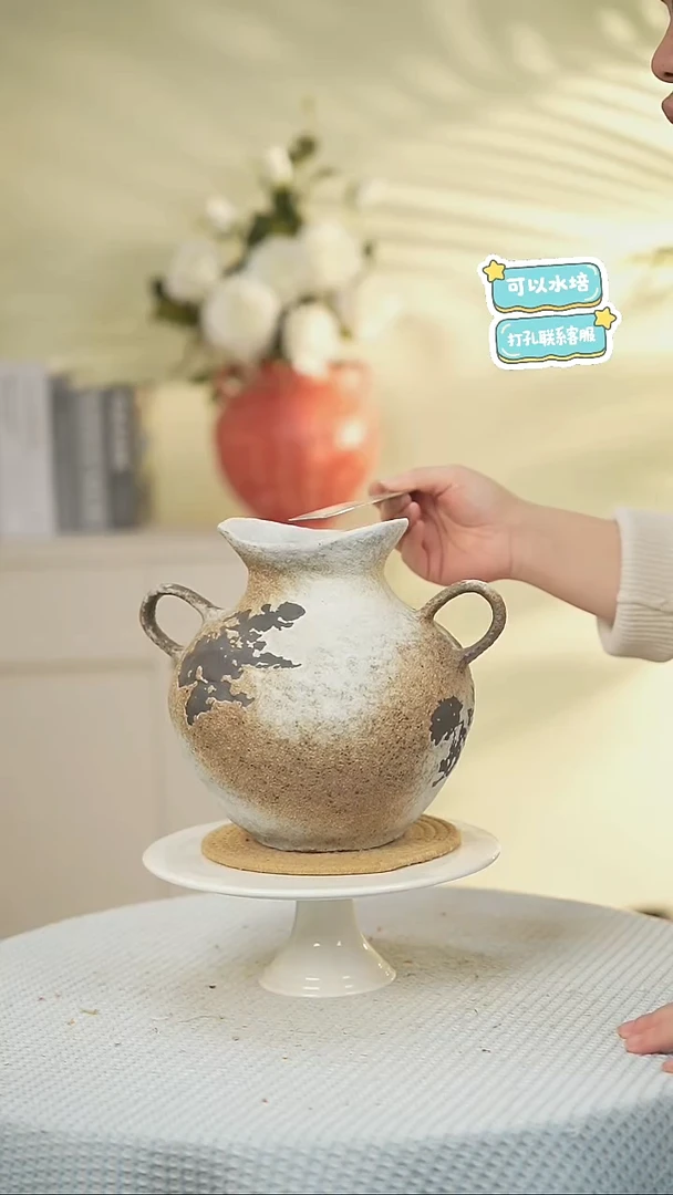 景德镇高端陶瓷花瓶家居水培插花瓶