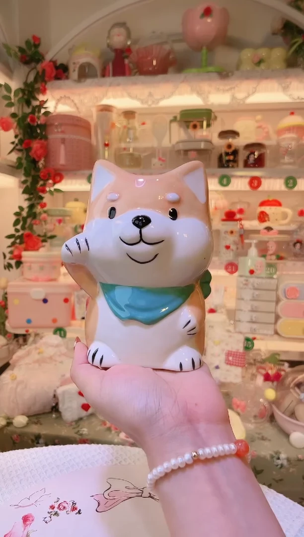 柴犬狗狗筷子筒——手工制作品质好！