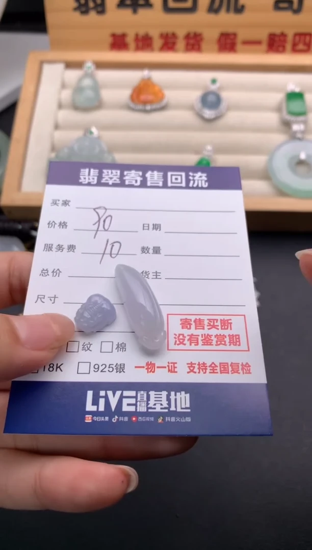 翡翠未镶嵌颈饰10136475