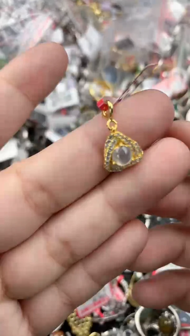 银S925镶嵌戒指翡翠12    3