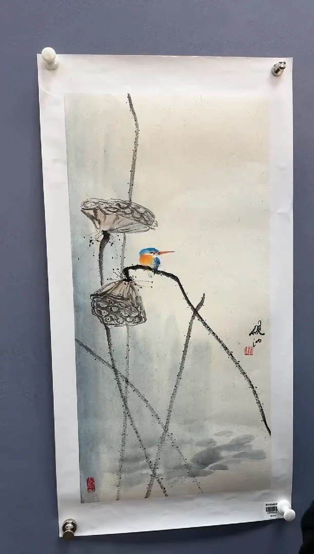 【闪购商品】绘画刘伟-2平尺-花鸟-纸片