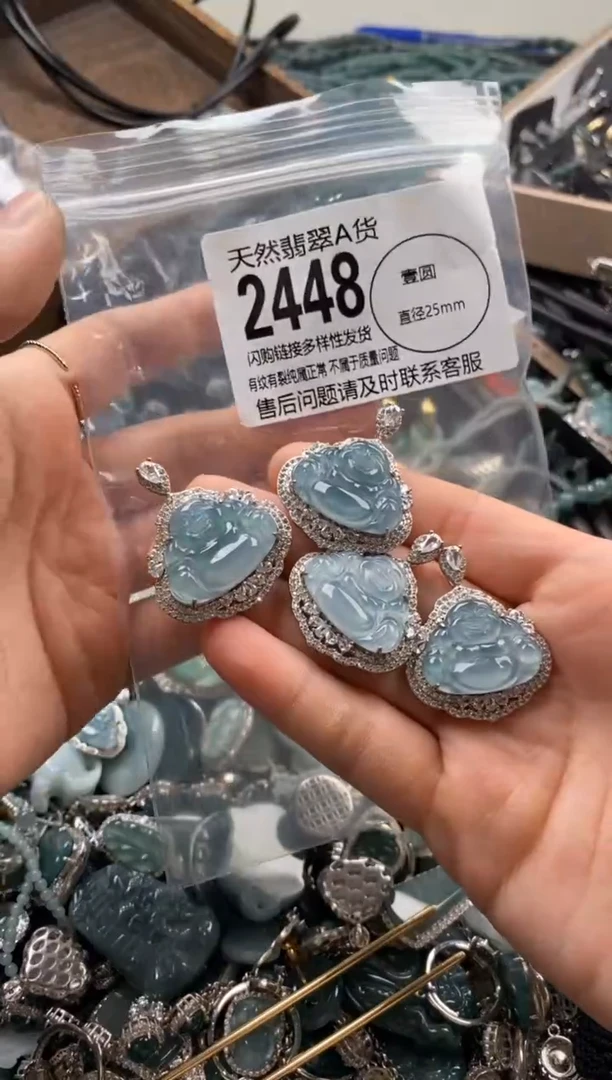 【闪购商品】翡翠颈饰未镶嵌多样性发其一2448