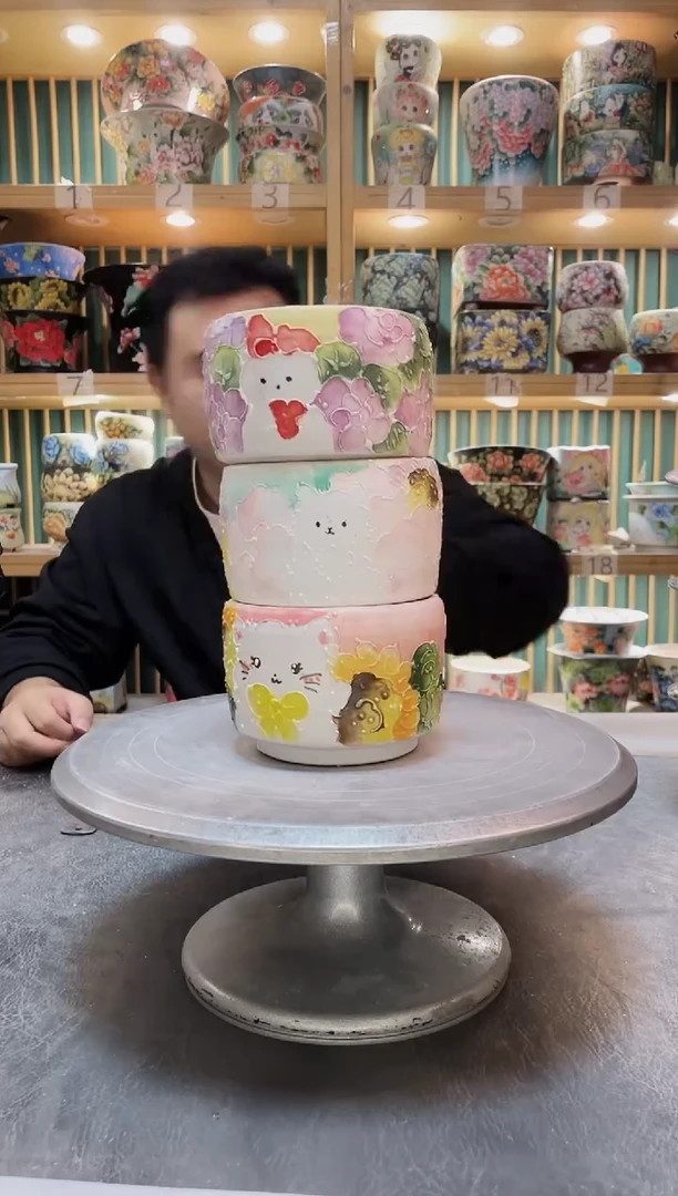 瓷片默认微瑕一物一拍1120-188-3个