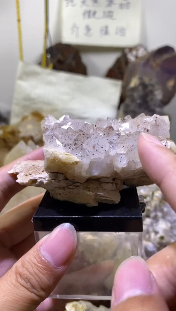 未镶嵌珠宝半成品水晶24号 189克超七花园水晶晶花
