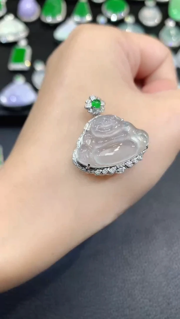 吊坠(不含链)未镶嵌翡翠A52