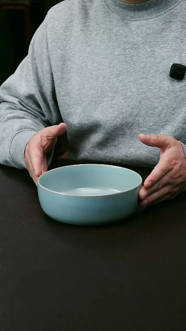 【闪购商品】其他汝官窑平底深腹洗68