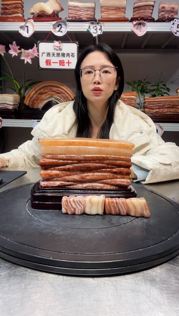 石材天然石材柳州猪肉石18.5-13-7