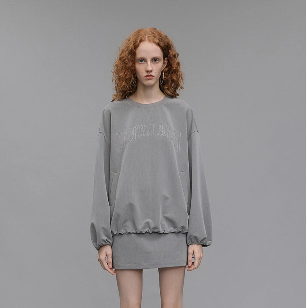 IINCBOUTIQUEVena Label25SS新款 经典宽松复古美式套头圆领卫衣