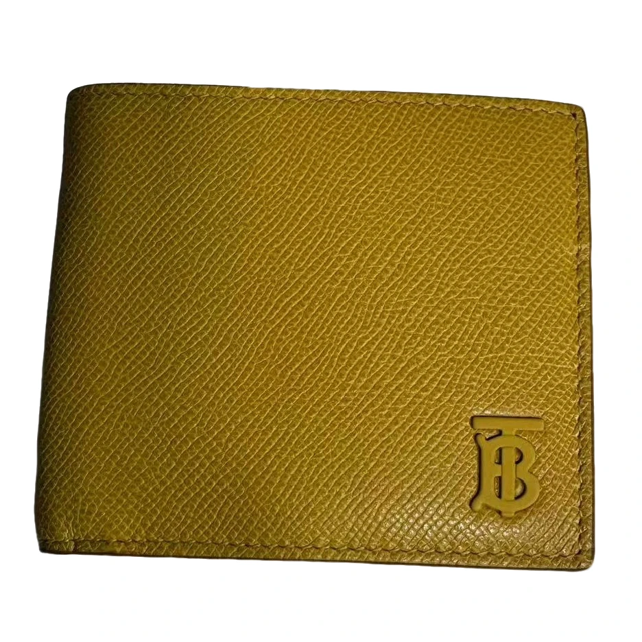 全新未使用 BURBERRY/博柏利 巴宝莉黄色钱夹/T73