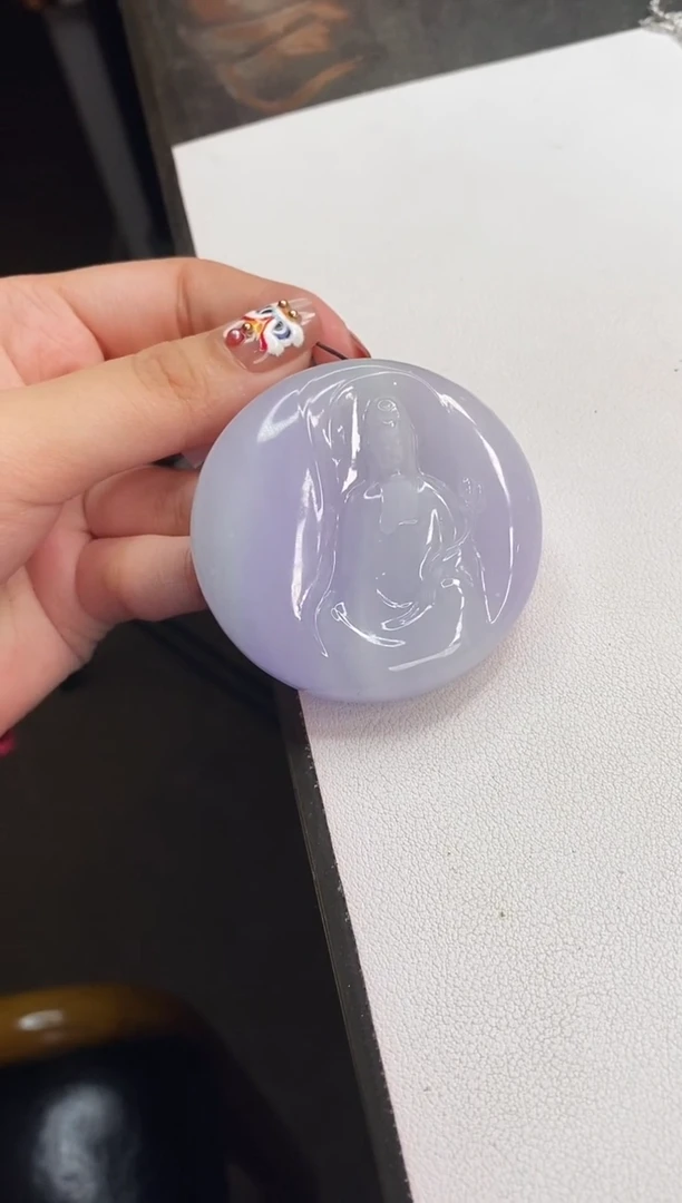 【闪购商品】翡翠颈饰未镶嵌观音
