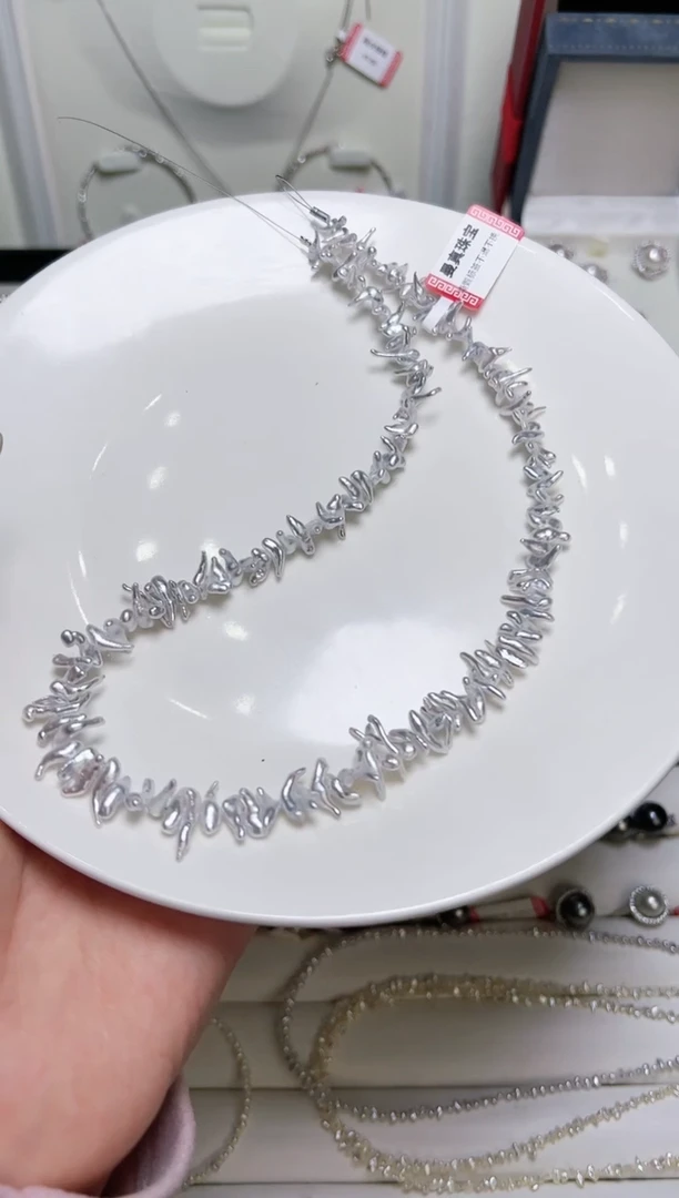 【闪购商品】海水珍珠项链银S925镶嵌890