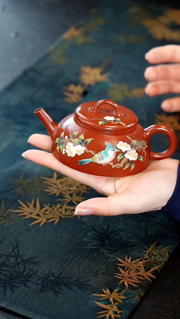 【闪购商品】紫砂茶壶45紫砂壶朱泥