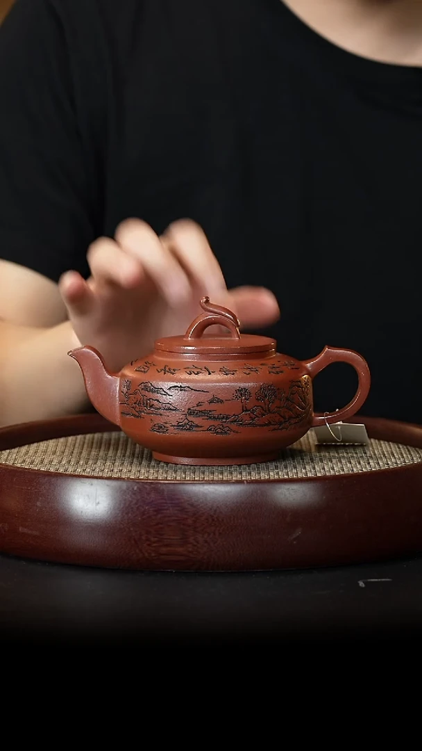 茶壶紫砂宜兴紫砂壶H08133