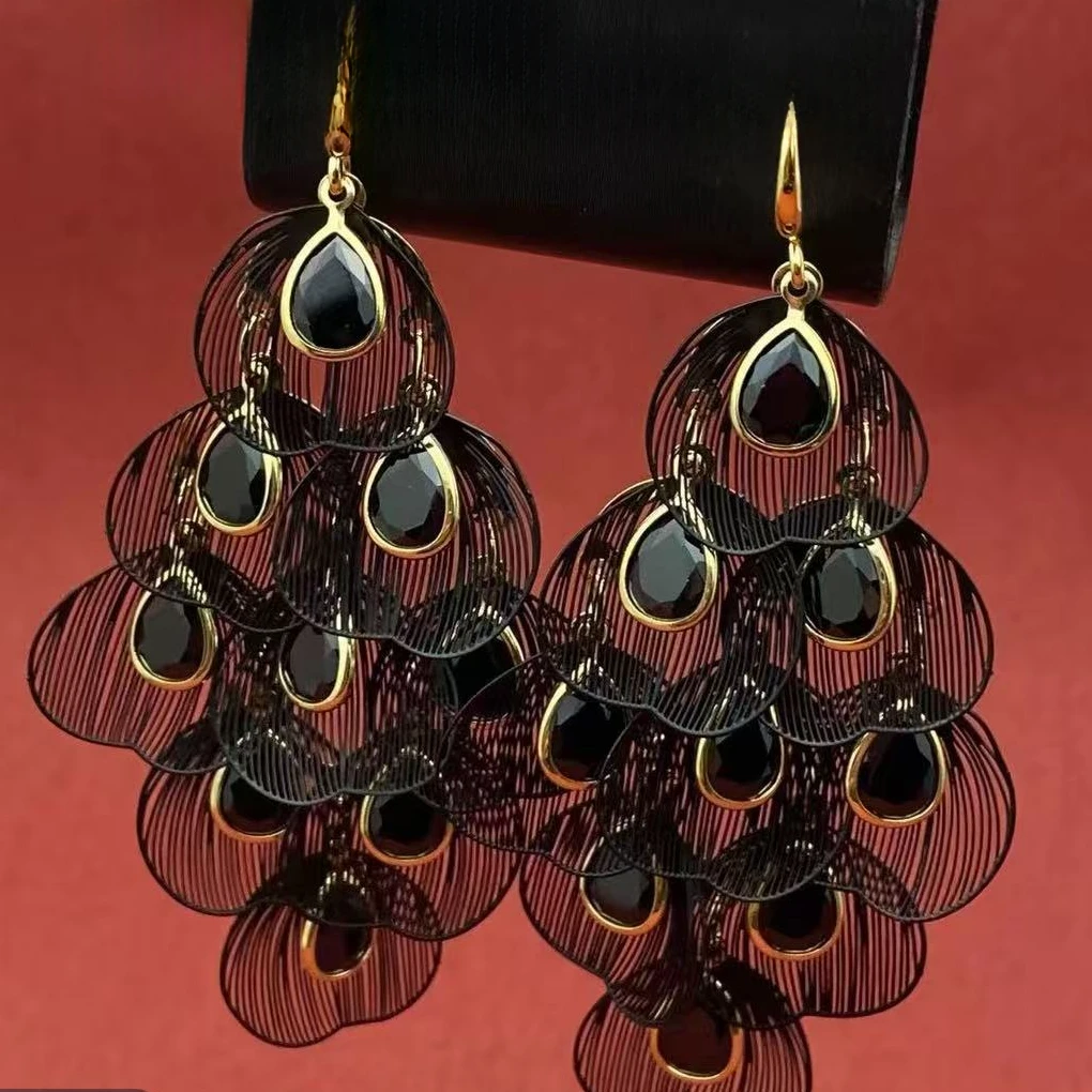 钛钢耳饰 阮大大专属同款高奢重工复古设计款耳饰