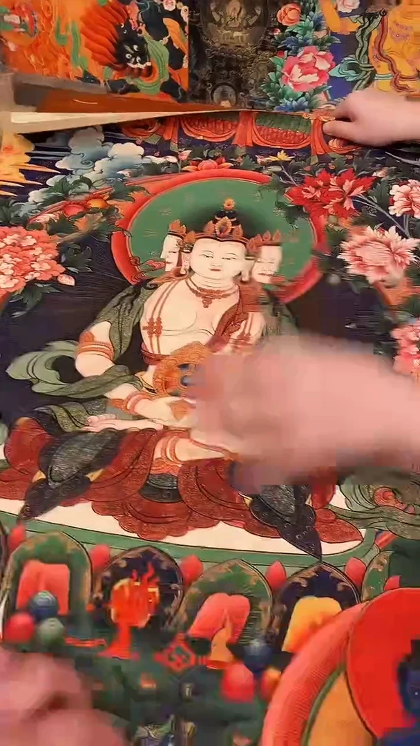 装裱画精美唐卡tk16120