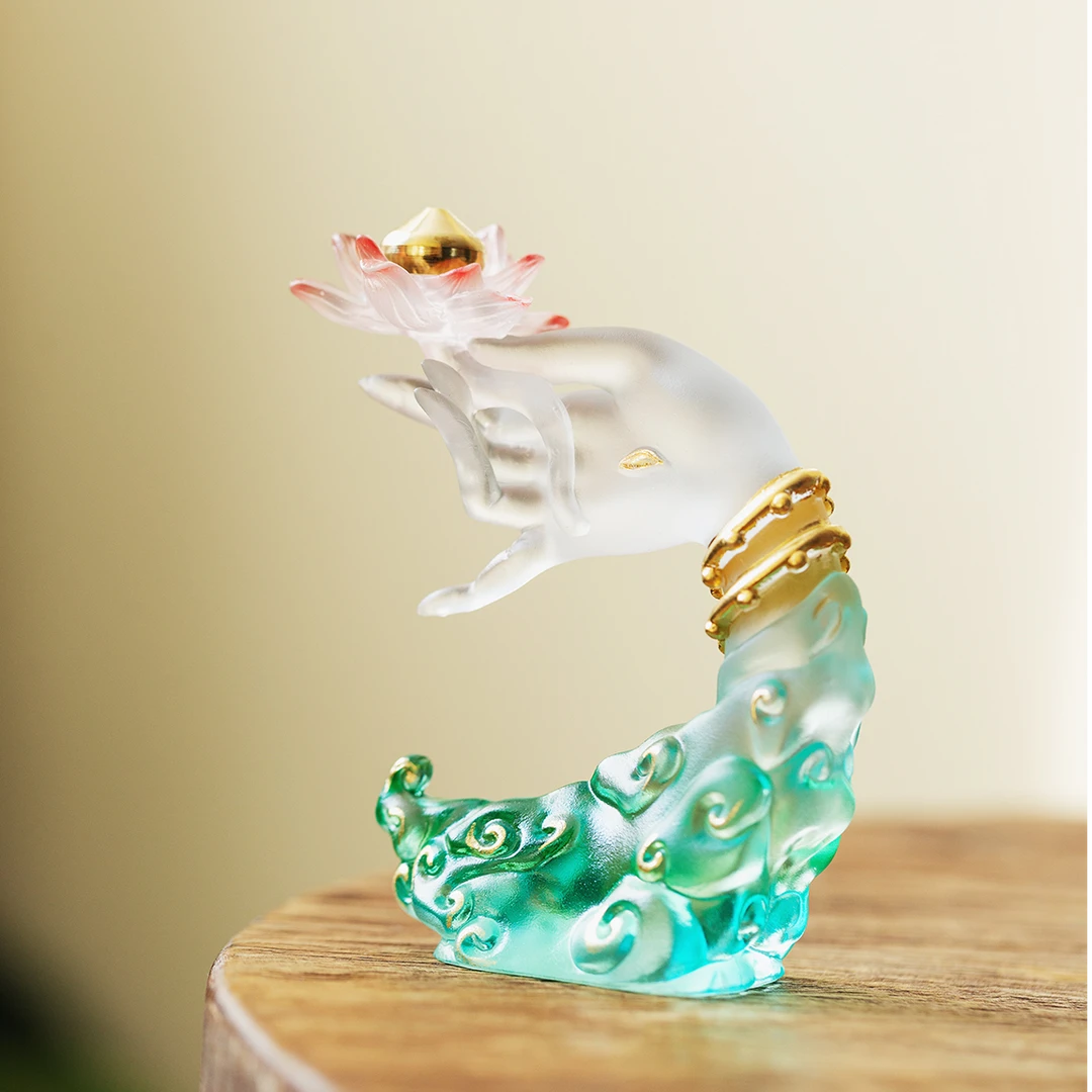 [谷璃谷器] 白莲花手 · 香插