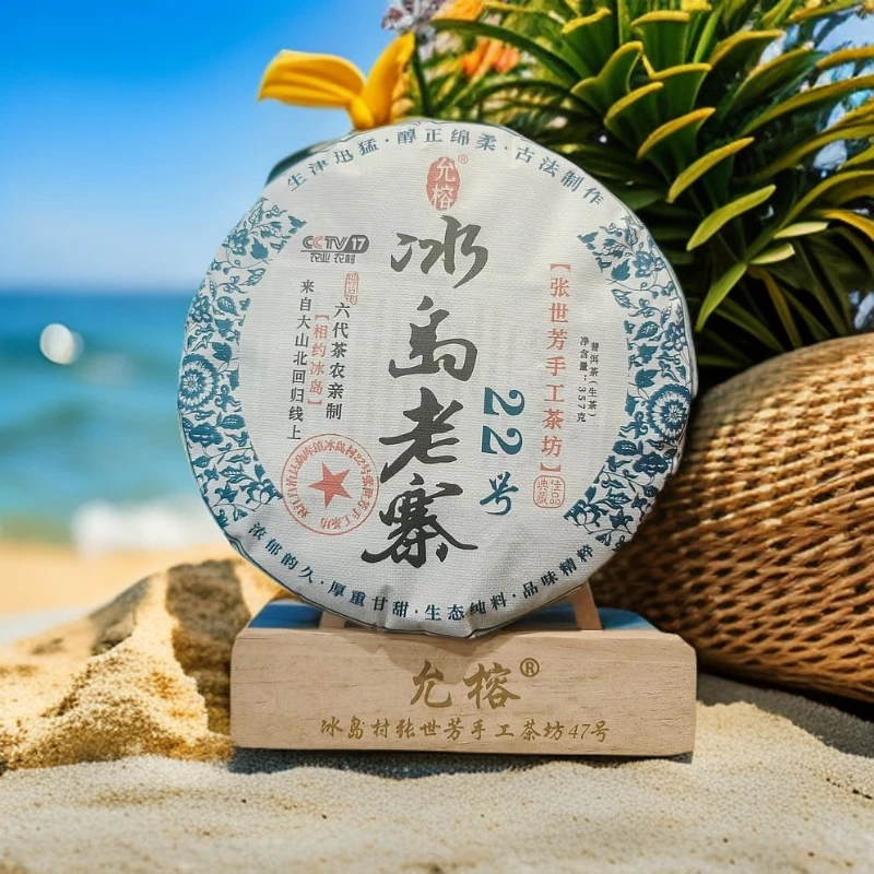 YUNRONG/允榕冰岛老寨 2024年头春古树357克饼茶 普洱生茶 香气