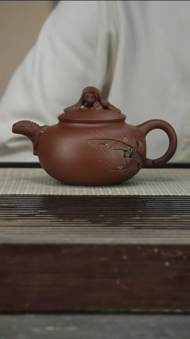 茶壶紫砂带证500CC76号