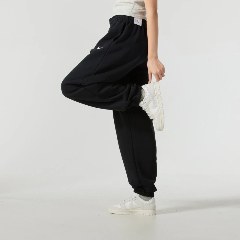 Nike耐克女子运动裤2025新款束脚针织长裤加绒时尚休闲卫裤FZ5997