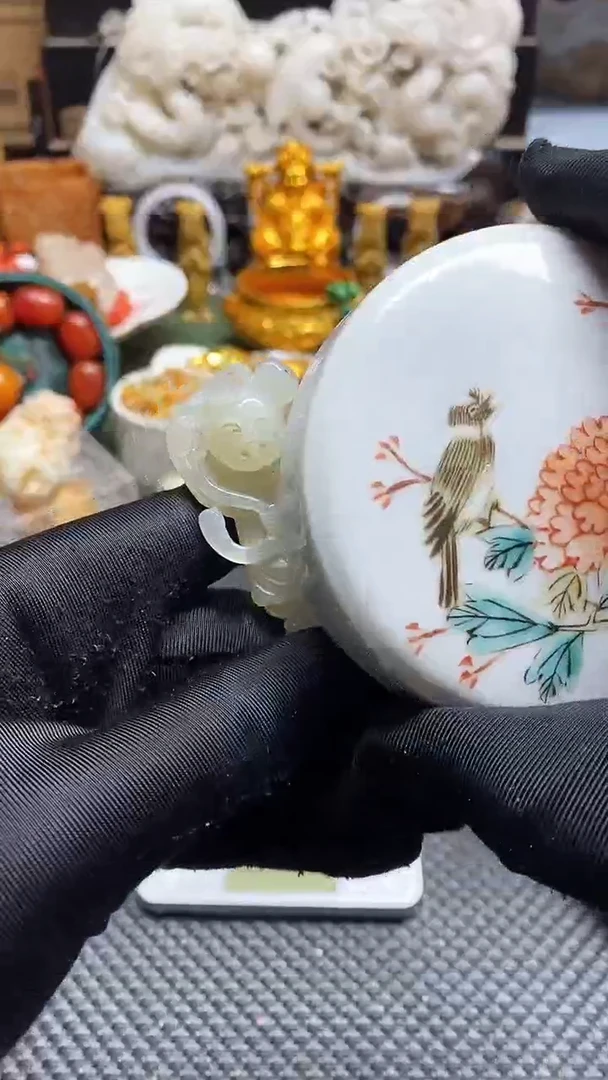 【闪购商品】瓷片瓷片瓷器 摆件1个