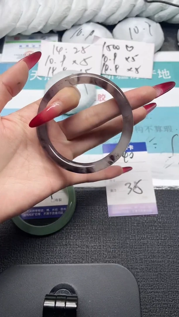 未镶嵌手镯石英质玉40-62