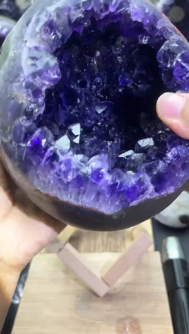 未镶嵌紫晶大型摆件（非配饰）209号龙蛋