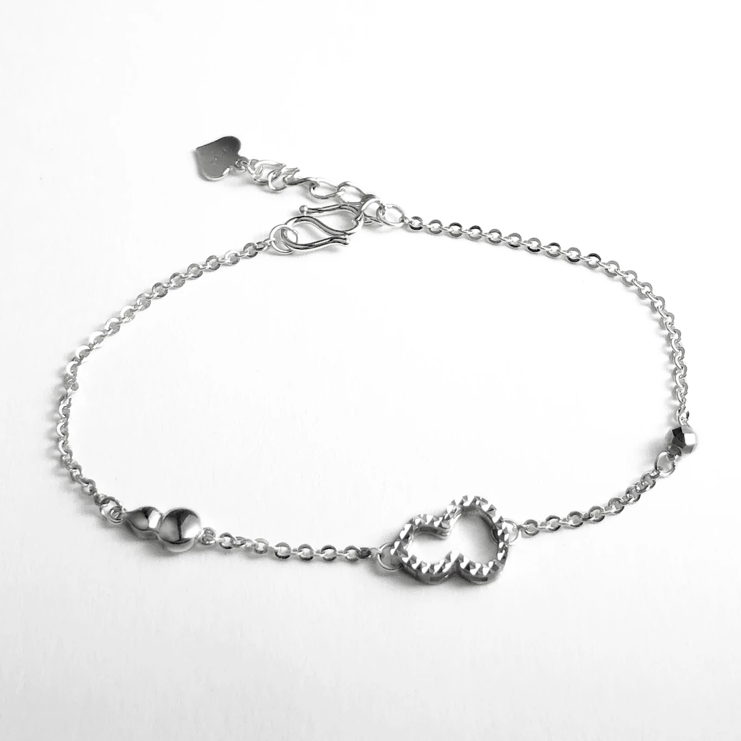 Pt950葫芦铂金手链气质轻奢时尚镂空简约素款个性百搭女款