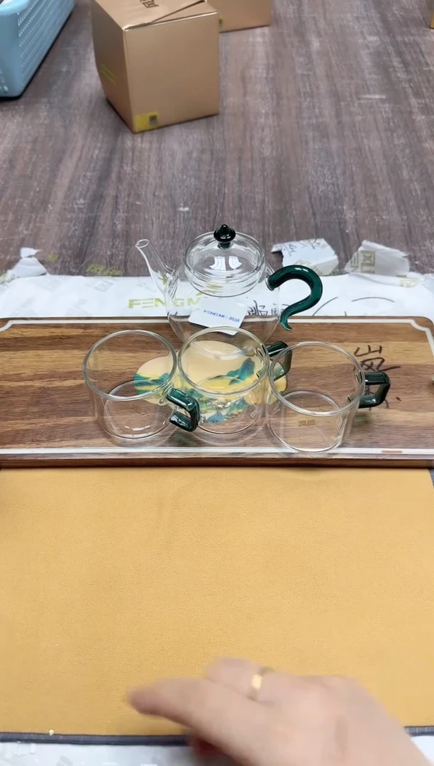 【闪购商品】其他风谜百纳壶墨绿色+臻悦杯墨绿色