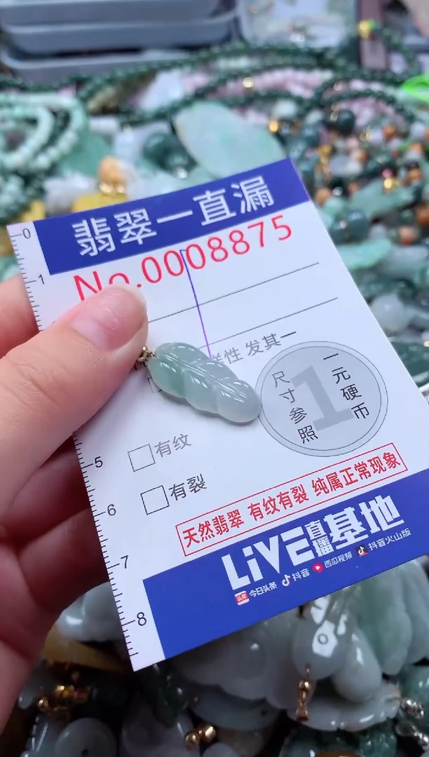 翡翠未镶嵌吊坠(不含链)8875