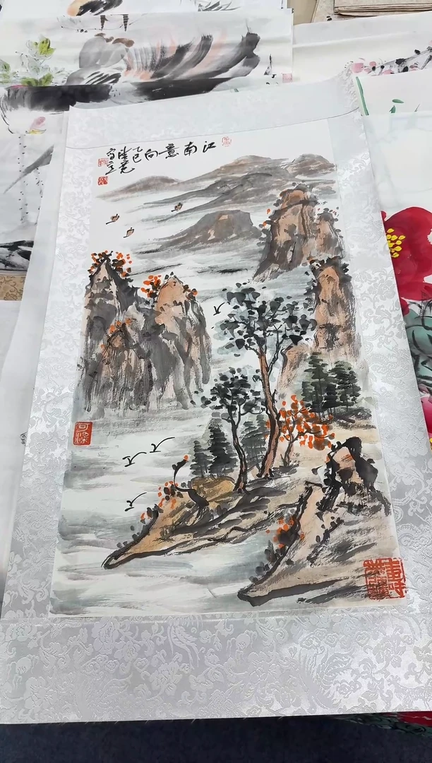 国画张*顺肖清宽山水1