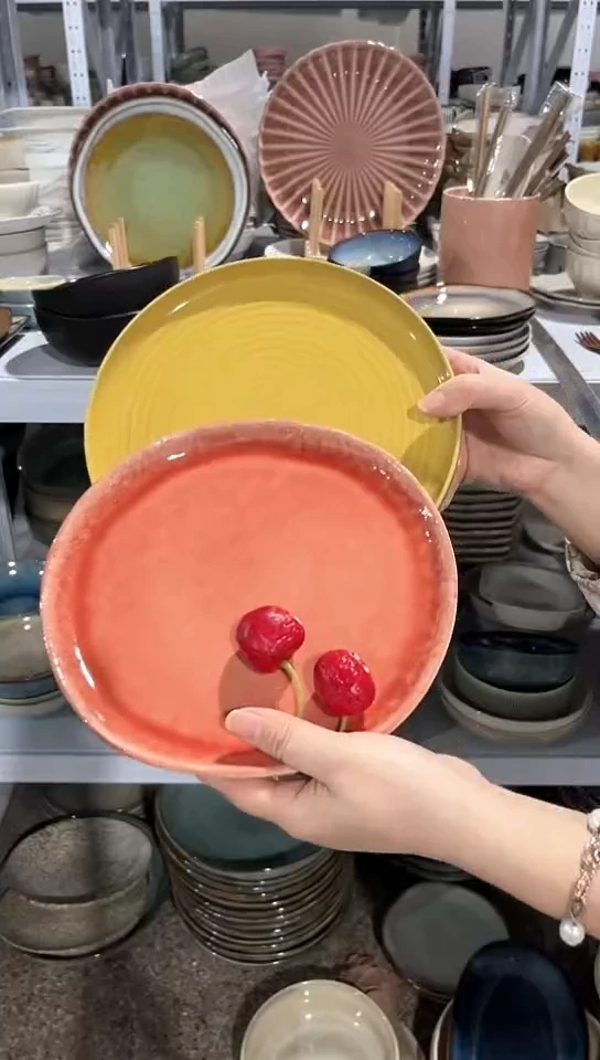 【闪购商品】瓷片外贸尾货瑕疵满20包邮X2 小盘组合