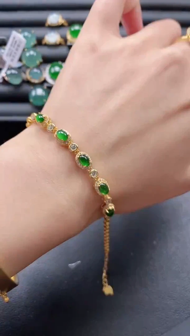 【闪购商品】翡翠戒指银S925镶嵌51511