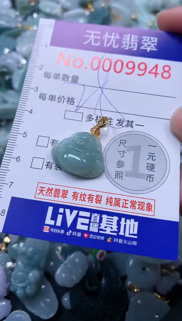 颈饰未镶嵌翡翠9948