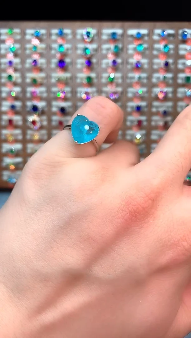 无925银高订典藏轻奢爱心戒指