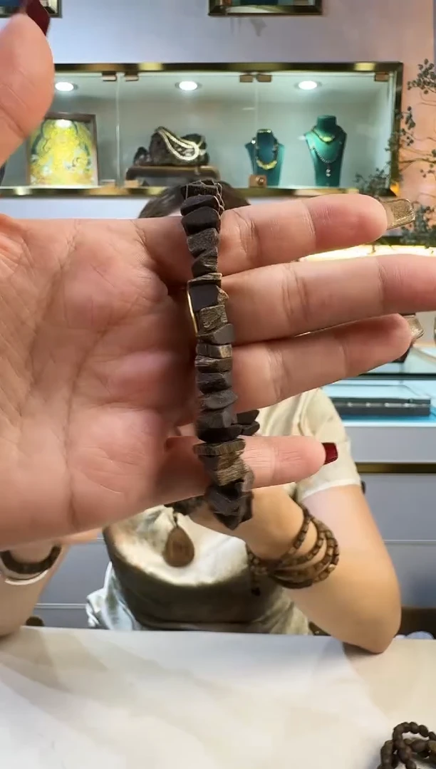 沉香沉香碎屑沉水碎银子手L+沉香碎屑