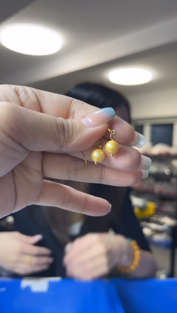 未镶嵌耳饰海水珍珠（多样性发一件）