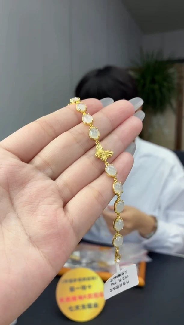 颈饰银S925镶嵌翡翠11111111