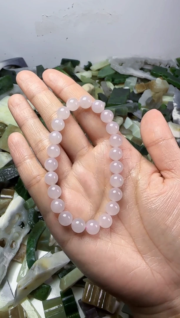 【闪购商品】和田玉无未镶嵌8mm手串多样性发其一