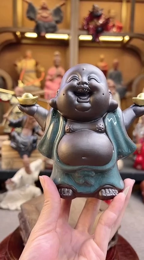 紫砂茶宠器闵茶宠摆件