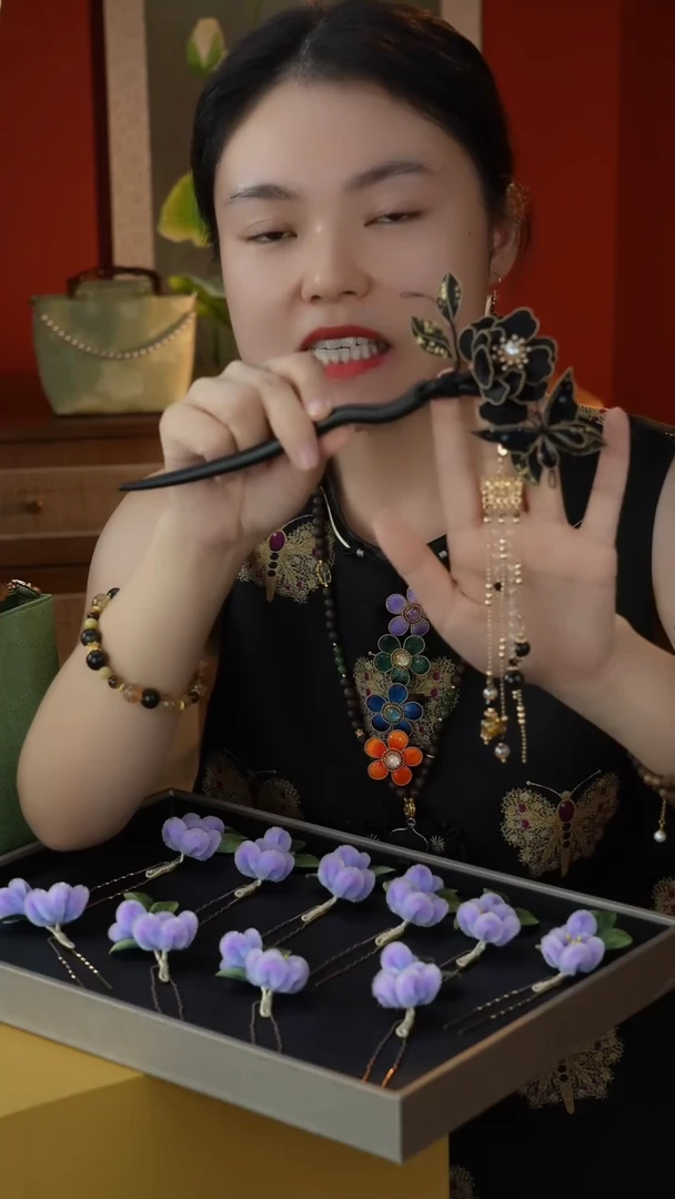 织绣纯手工非遗国风饰品