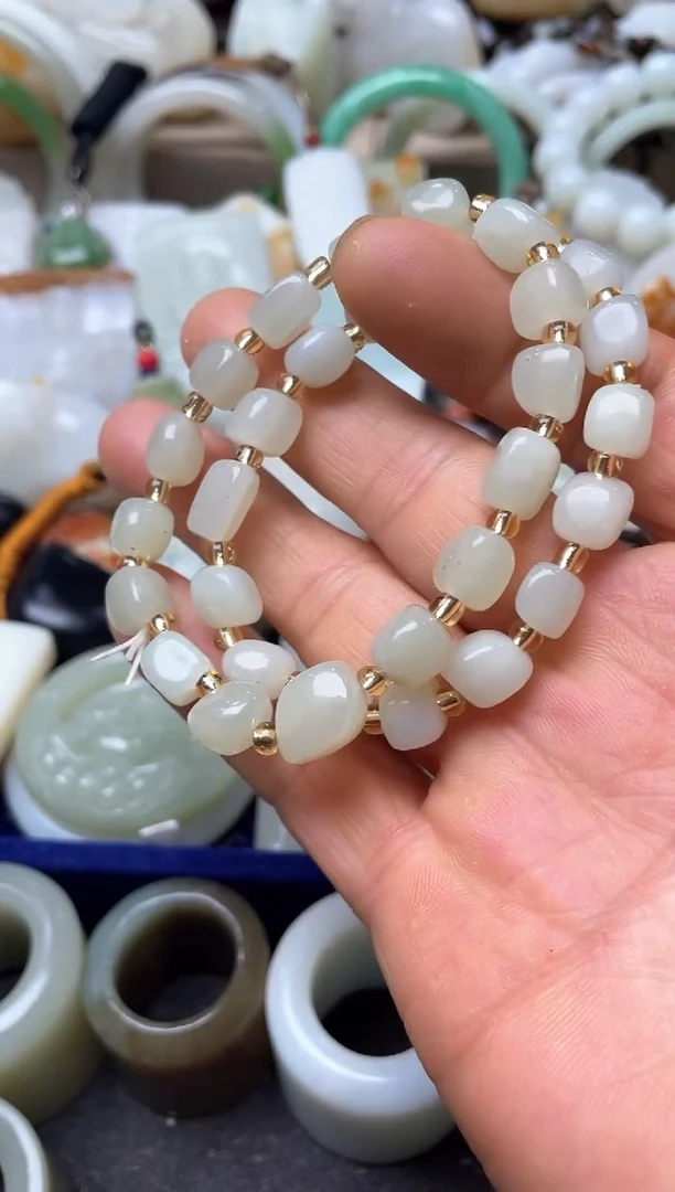 【闪购商品】和田玉手串未镶嵌手串/多样性单个发