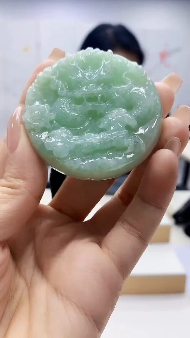 未镶嵌定制翡翠5155ty-毛货挂件17