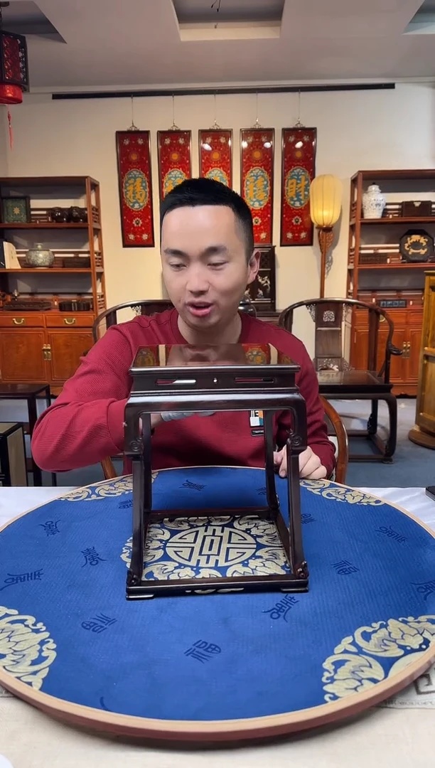 红酸枝木类成套家具底座
