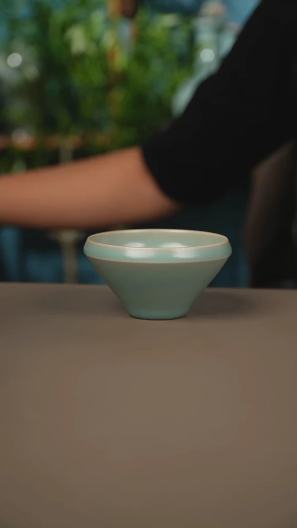 仿古折肩斗笠