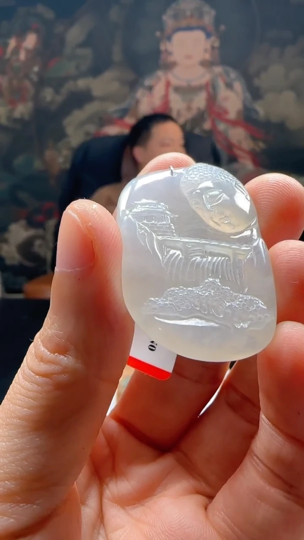 【闪购商品】定制翡翠未镶嵌L-@@QJXC121145