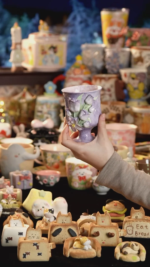 其他陶景德镇釉下彩手绘设计师款陶瓷