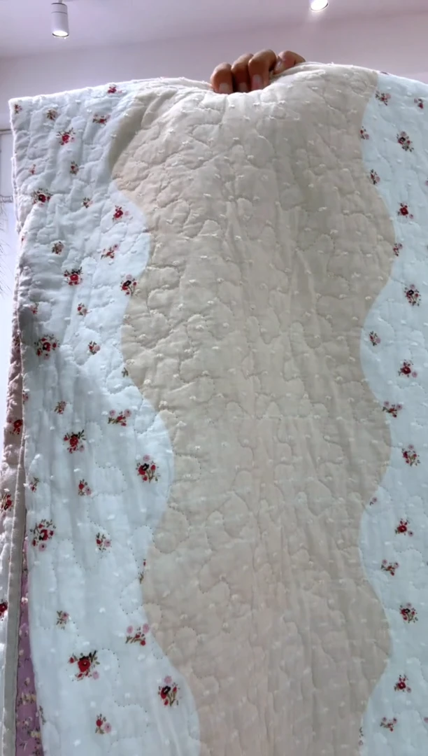 棉140*200纯棉床盖127号微瑕