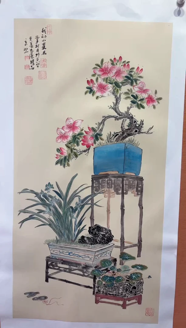 国画师立照老师国画作品