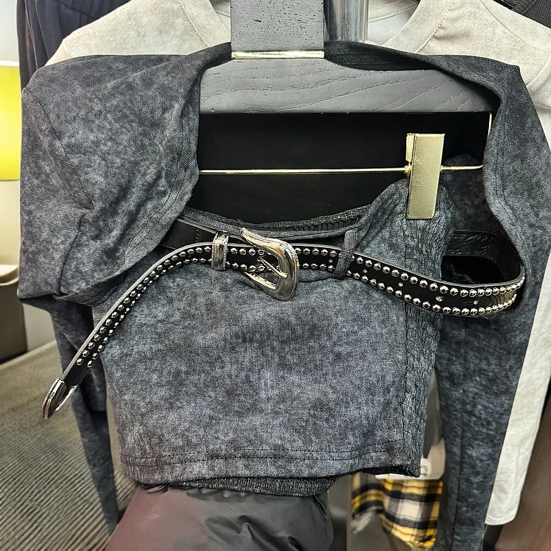 黑色辣妹上衣套装-N811815049