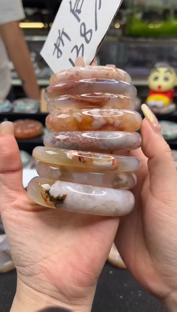 未镶嵌手镯石英质玉尘*丷圈口（赠品镯心）